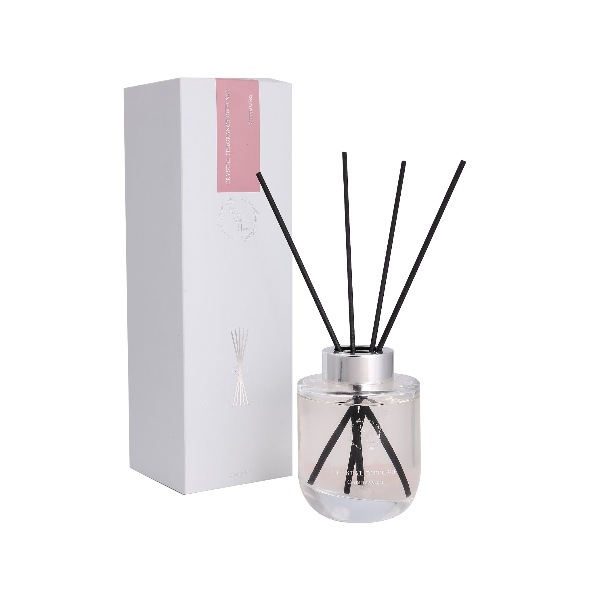 Crystal Reed Diffuser - Compassion Rose Quartz