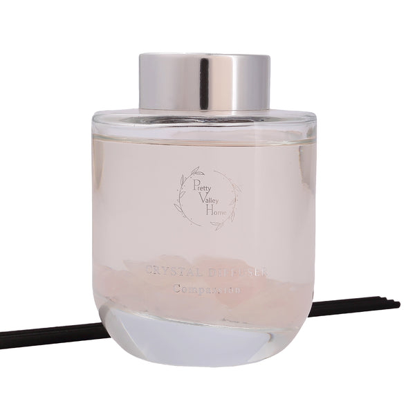 Crystal Reed Diffuser - Compassion Rose Quartz