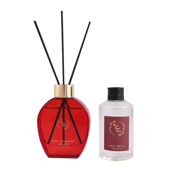 Home Fragrance Diffuser Amber Allure & Refill Gift Box Set