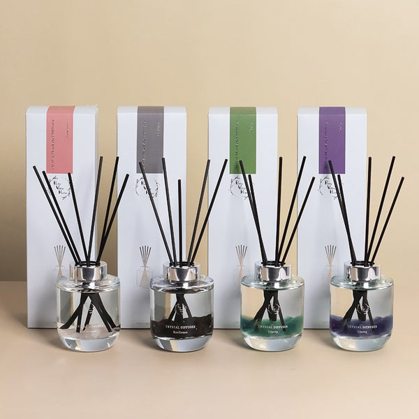 Crystal Reed Diffuser - Clarity Green Fluorite